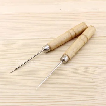 Wholesales 100Pcs/Lot Awl Bodkin Bradawl Piercer Pricker Stab Awl Sewing Tools Accessory