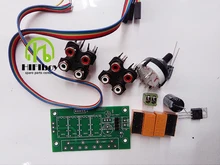 Free shipping Assembled Audio Switching Board 4 Select 1 Audio Input signal Selector Relay Board