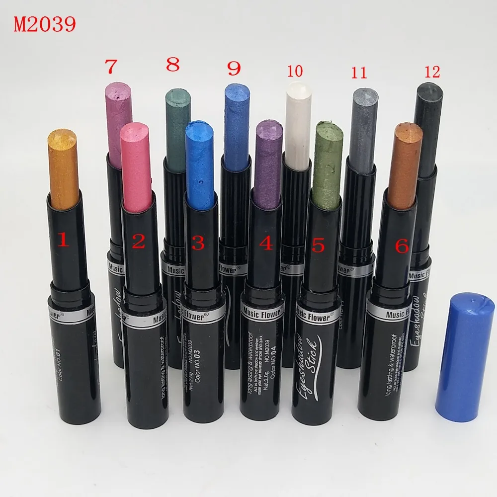

Music Flower Pro Waterproof Long Lasting Eye Shadow Stick Eyeliner Pen Pencil Waterproof anti-sweat does not blooming 1.8g