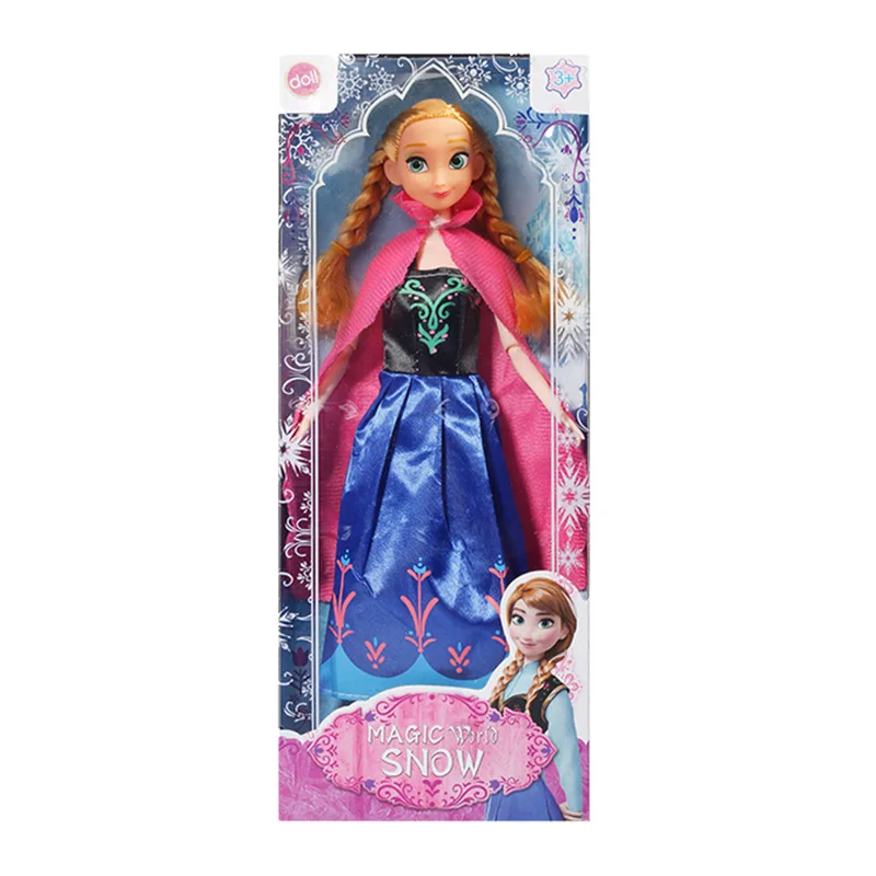Disney Frozen Cartoon Dolls Snow Queen Anna Elsa Princess Character Action Model Toys Children Girls Birthday Gift Toys Disney Frozen Cartoon Dolls Snow Queen Anna Elsa Princess Character Action Model Toys Children Girls Birthday Gift Toys