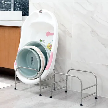 

1pc Washbasin Rack Bathroom Baby Washbasin Shelf Storage Rack Darin Rack