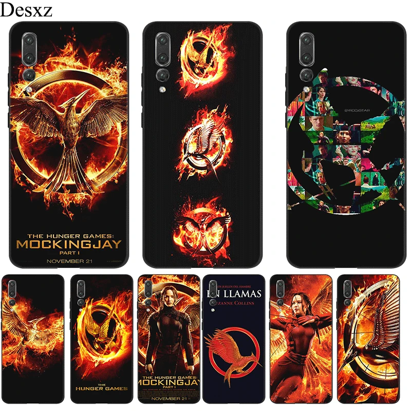 

Mobile Phone Case Silicone For Huawei P30 P20 P10 P9 P8 Lite P Smart Casing The Hunger Games Movie Logo New Cover Shell