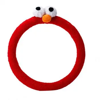 

Funny Car Steering Wheel Cover Cute Cartoon Universal Interior Accessories Car Covers Cartoon Big eyes Car-Styling