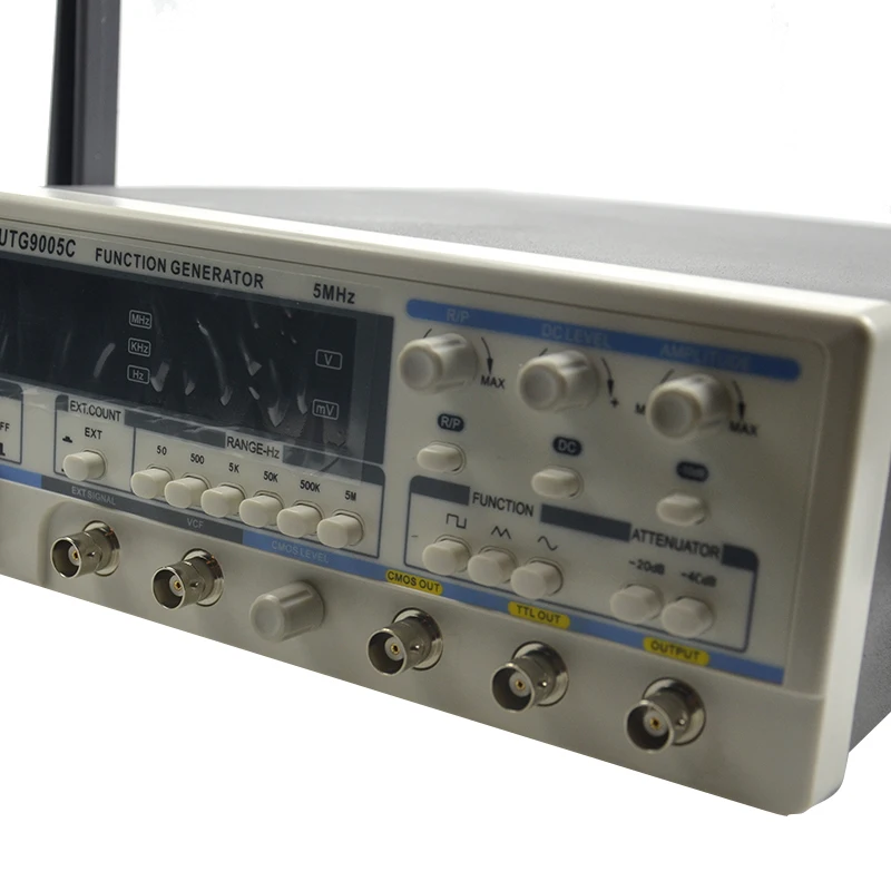 Профессиональный цифровой Функция генератор Высокая точность генератор сигналов UNI-T UTG9005C Частотный диапазон 0,2 Гц 2 МГц 1-25Vpp 0.1mV