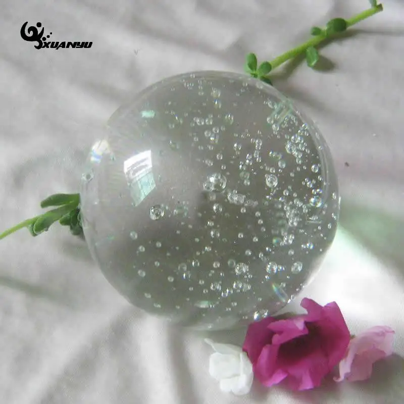 4 см 5 см стеклянный круглый фонтан пузырь хрустальный шар стеклянный ледяной растрескивающийся шар для домашнего декора