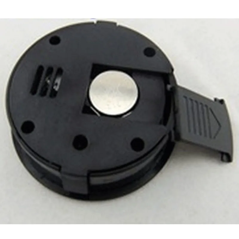 1pc Black New Round Digital Cigar Humidor Temperature Hygrometer Thermometer Tool
