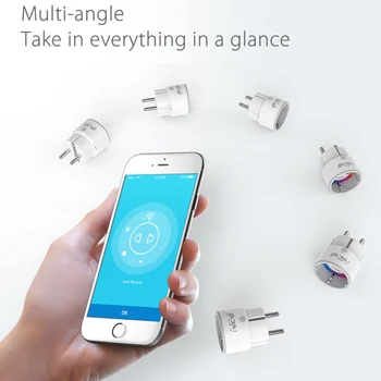 

Smart EU Plug Socket Support for Z-wave Series for Home Office Hotel CLH@8