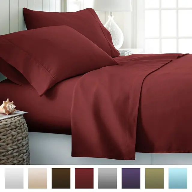 Juwenin Unihome Hot Light Microfiber Sheet Set Bed Pillow Juwenin Unihome Hot Light Microfiber Sheet Set Bed Pillow Case