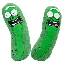 20cm Rick And Morty Cute Pickle Rick Plush Stuffed Toy Doll Funny Soft Pillow Stuffed Doll Toys For Girls Birthdays Gifts Kids