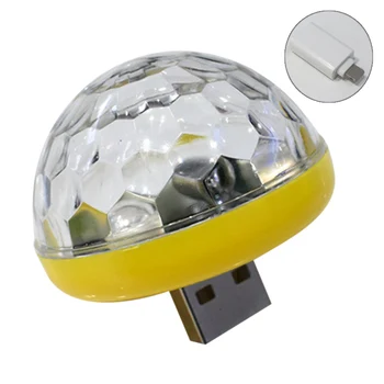 

LED Party USB Atmospheres Light DJ Mini Colorful Music Sound Lamp Home Bar #1