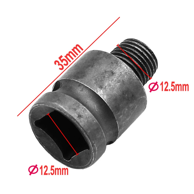 1/2 "12,5 мм с квадратным носком Электрический Ключ адаптер универсальный разъем зарядки адаптер Ударная дрель для электрических Мощность