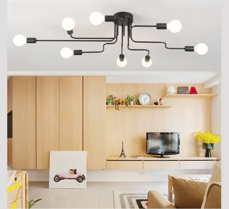 Ultra-Modern Led Chandelier -Vintage Led Ceiling Lamp For Living Room