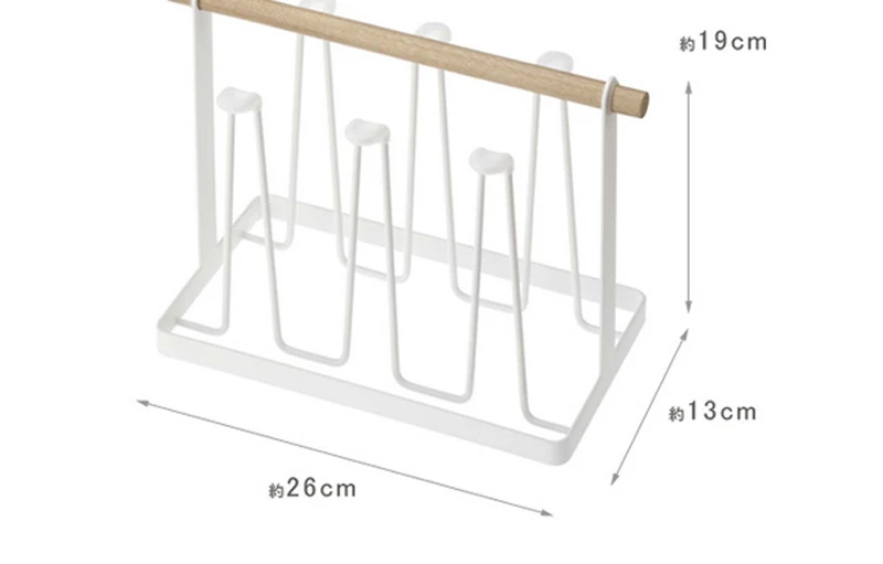 1 шт. 6 чашки складывающиеся чашки кадров Кухня устройства хранения стекло дренаж сушки лоток Стойки для сушки одежды