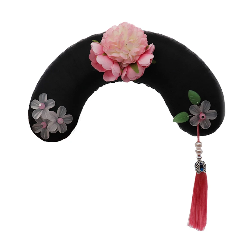 

girls princess cosplay hair qing dynasty princess hair products halloween cosplay carnival clothing accessories