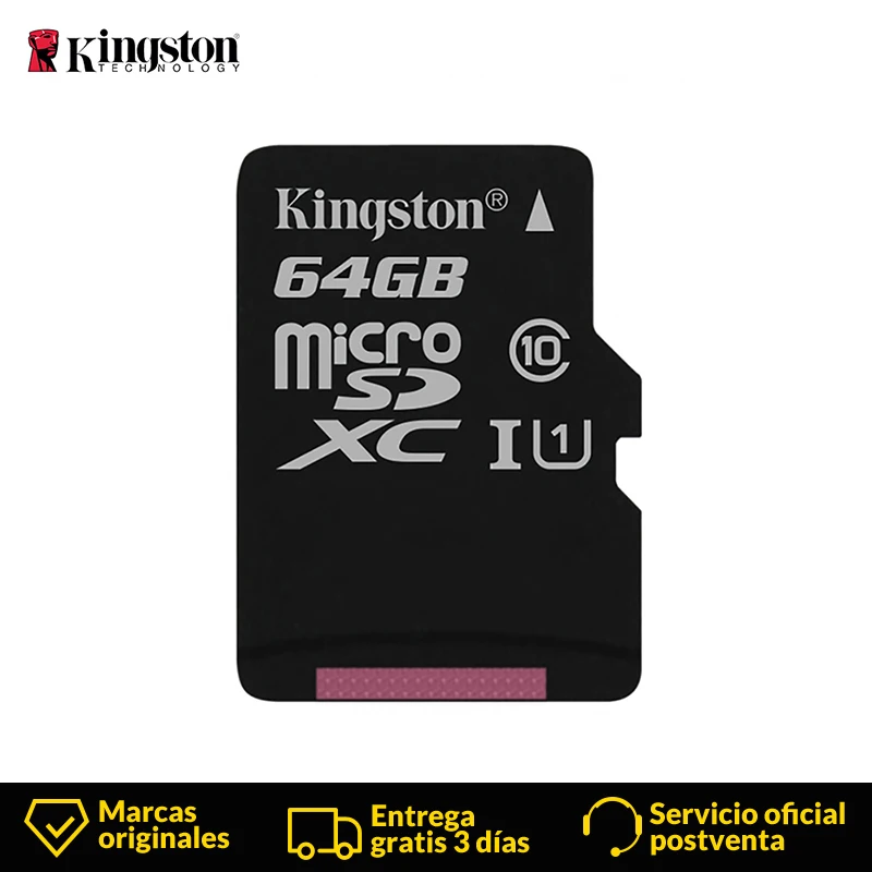 Лучший Kingston Технология холст выберите Class 10 64 GB micro SDXC Micro SD карты UHS I модуль памяти TransFlash 80 МБ с. 64 GB памяти для телефона