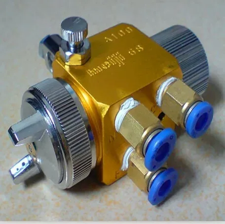 

Air atomizing nozzle,nebulizer nozzle,meiji A-110 Mini automatic spray gun ,A-200,0.5mm 1mm 1.3mm 2mm 2.5mm Spray Nozzle