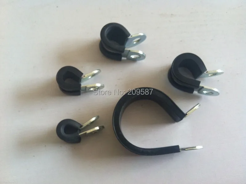 10pcs 30mm Zinc Plated Rubber Insulated Cushinoned Cable Wire Fuel