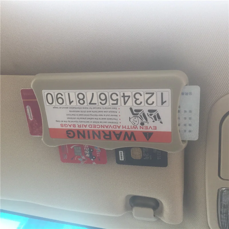 

New Sun visor multi-function storage box memory card holder for Audi all series Q3 Q5 SQ5 Q7 A1 A3 S3 A4 A4L A6L A7 S6 S7 A8 S4