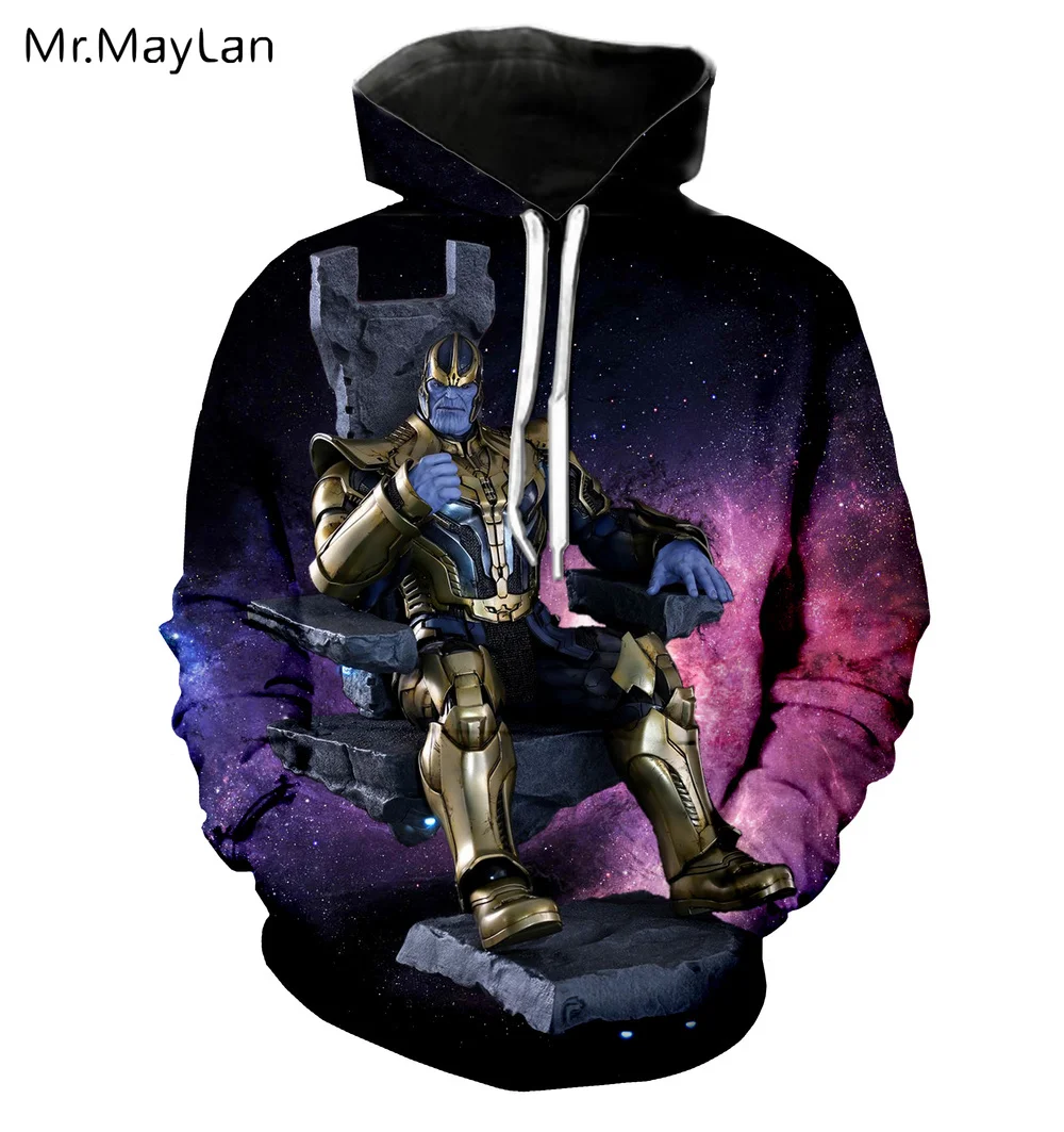 3D Print Marvel Avengers Endgame 4 Jacket Men/women Sweatshirt Casacos Man Punk Hoodie Clothes Sudadera Vingadores Chaqueta 5XL