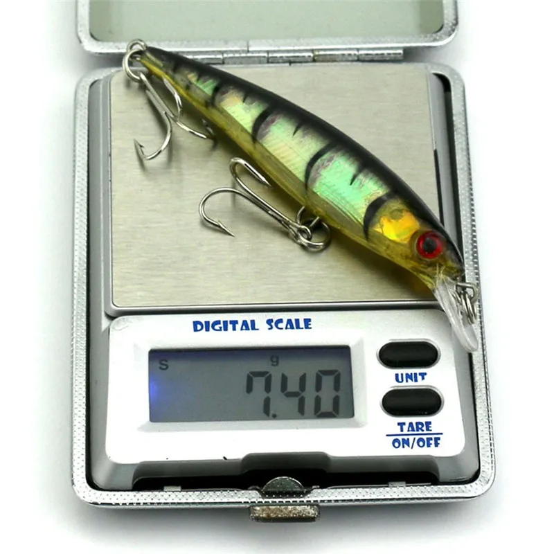 1x 8.5cm 7.4g Hard Plastic Steel Bone Minnow Isca Artificial Fishing Lure Swim Bait Fake Lures Sea Fishing Tackle Fast Shipping (13)