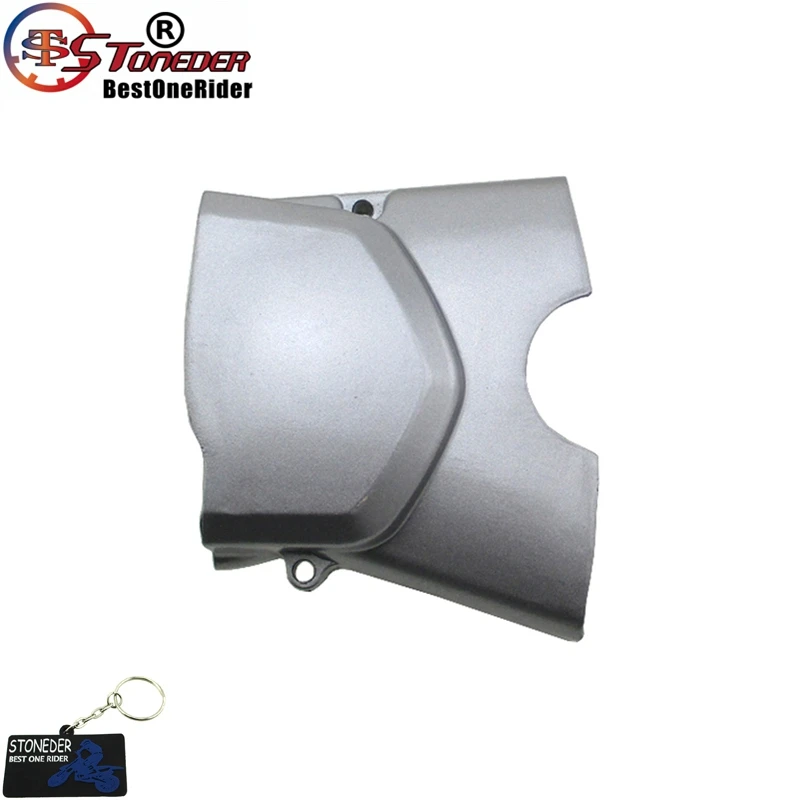 

STONEDER Left Engine Sprocket Cover For 50cc 70cc 90cc 110cc 125cc Dirt Pit Bike ATV Quad Go Kart