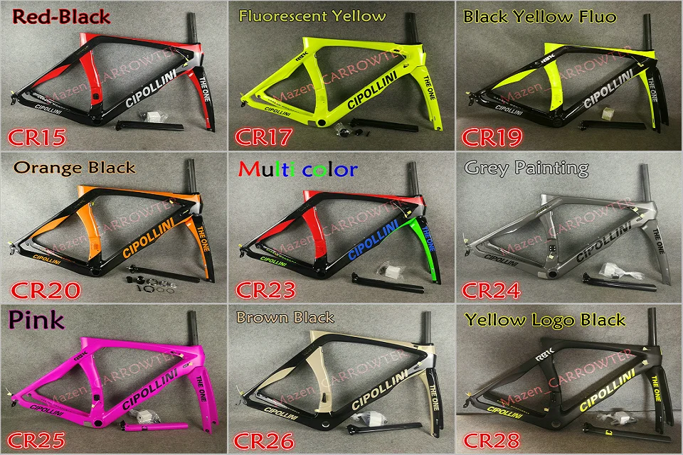 Прямые тормоза 28 цветов T1000 3 K/UD MCipollini RB1K карбоновая дорожная рама Cipollini XXS/XS/S/M/L/XL