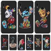 Groot Stitch marvel joker для huawei P8 P10 P20 P30 mate 10 20 Honor 8 8X 8C 9 10 V20 Lite Plus Pro чехол для телефона чехол Etui