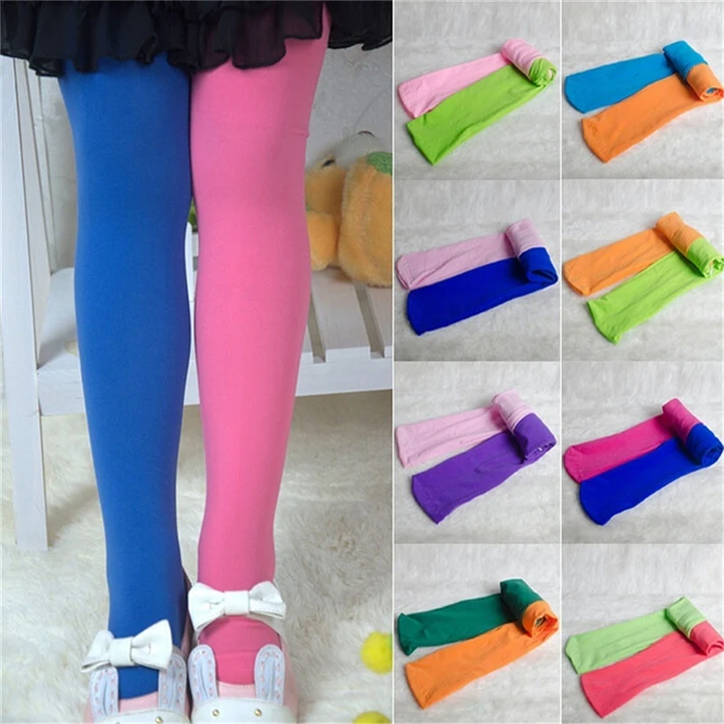 Candy Color Girls Kids Baby Tights Stockings Pantyhose Socks Ballet Dance Pants. 