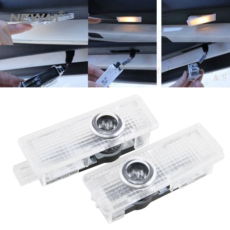 

2Pcs LED Car Door Welcome Logo Door Ghost Shadow Light for Land Rover freelander 2 Range Rover Evoque Discovery 4