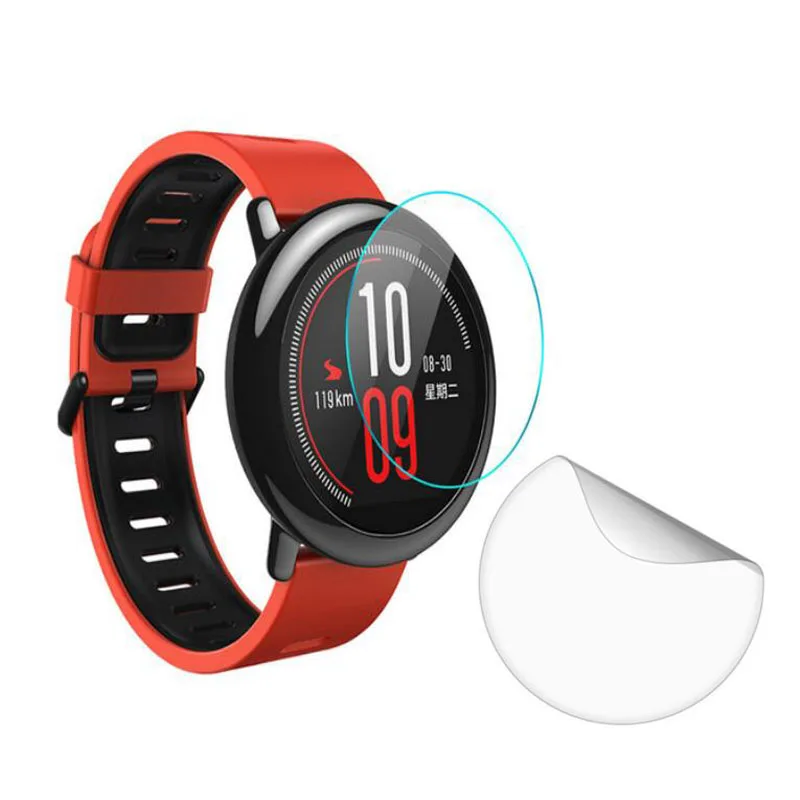 Мягкая прозрачная защитная пленка из ТПУ для спортивных часов Xiaomi Huami Amazfit Pace 2 шт.