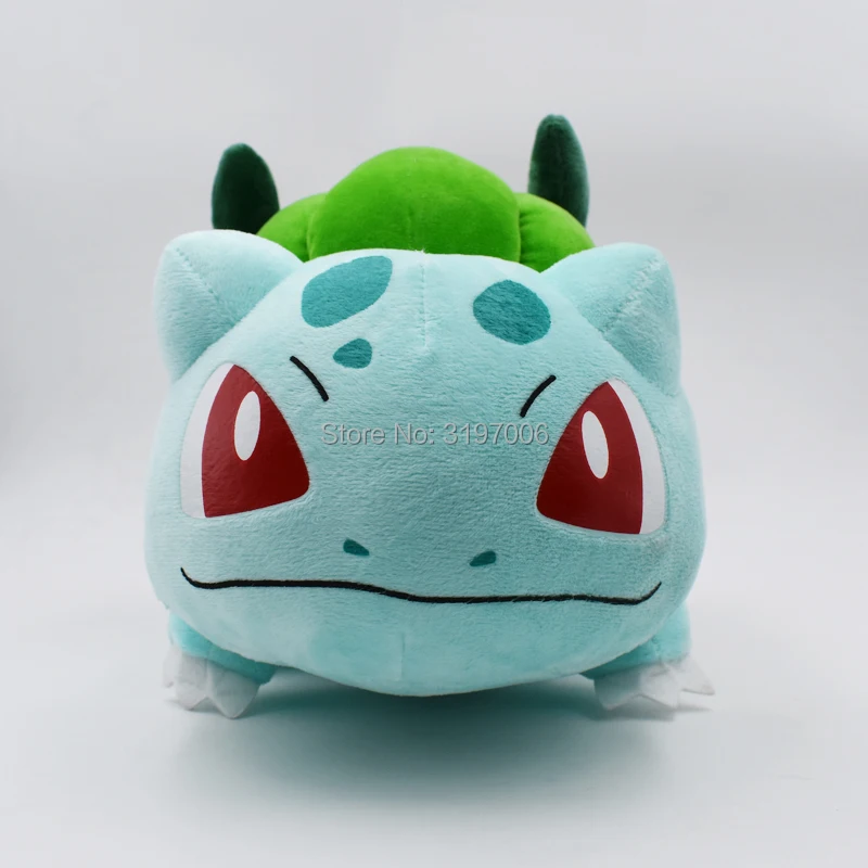 Najtaniej 35*25 CM duży rozmiar śliczne Bulbasaur pluszowa lalka PP bawełna Cartoon Peluche poduszka zabawki na prezent urodzinowy dla dzieci darmowa wysyłka