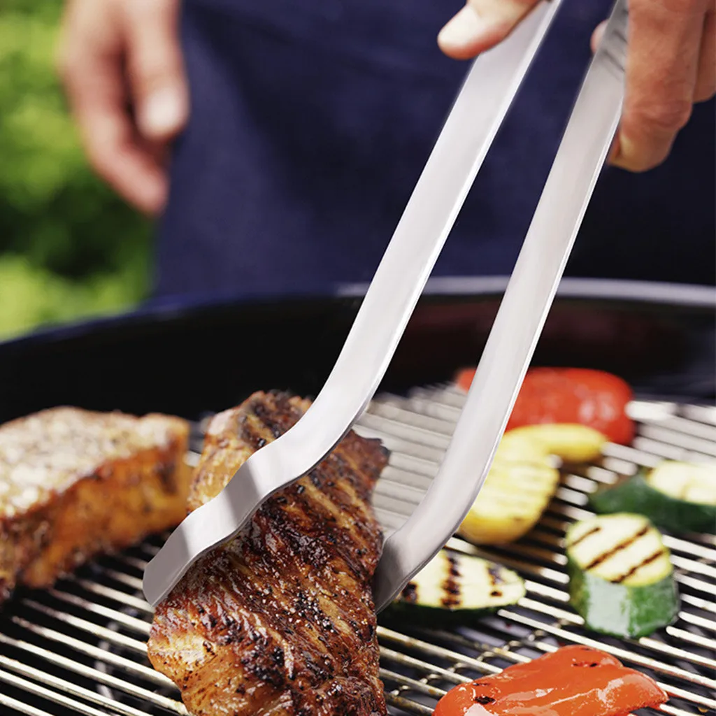 

Extra Long Tong Kitchen Tongs Heat Resistant Cooking Tongs For BBQ Salads Barbecue Clip Grill Accessories Tongs Kitchen Tools