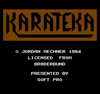

Karateka Region Free 60 Pin 8Bit Game Card For Subor Game Players