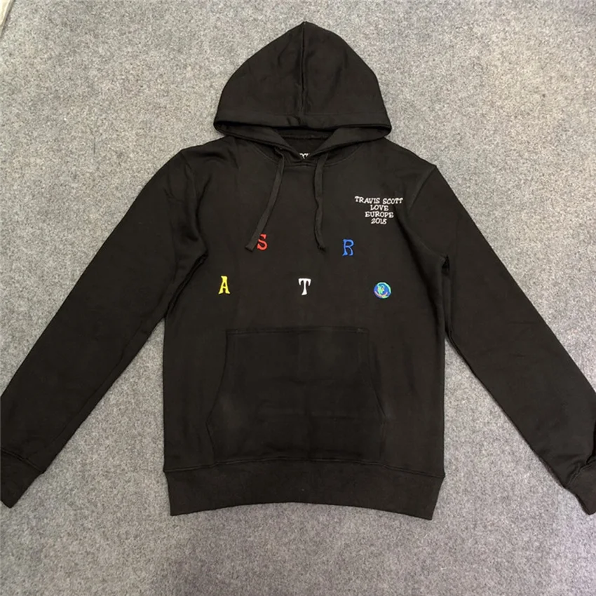 

Embroidery letters Embroidery Scott Album ASTROWORLD Letter Women Men Hoodies Sweatshirts Mens F Hoodie Pullover