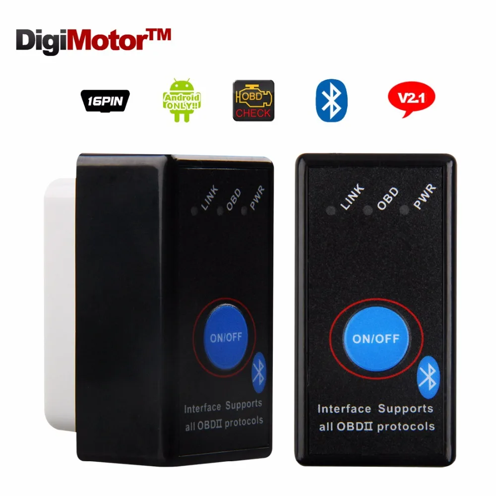 V1.5 ELM327 Bluetooth Mini ELM 327 OBD2 адаптер считыватель кодов OBD 2 сканирующий инструмент OBDII Автомобильный сканер автоматический диагностический инструмент