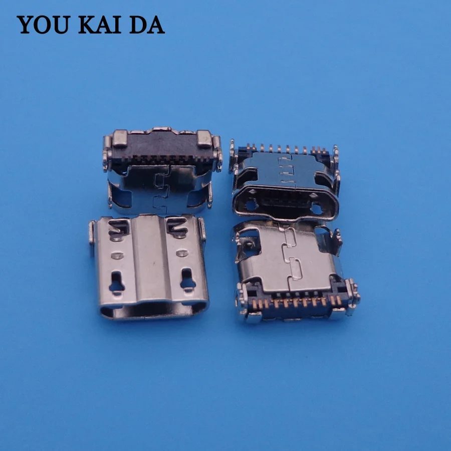 100 шт./лот Micro Usb зарядный порт Разъем для зарядки Samsung Galaxy S4 I9500 I9502 I9505 N7100 N7108 N7105 N7102