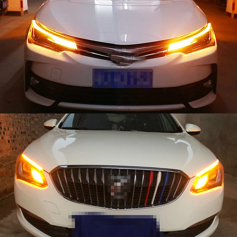 車のデイタイムランニングライト,超薄型drl ledライト,フレキシブル運転,方向指示器,黄色のヘッドライトアセンブリ用ガイドストリップ,2個|Signal Lamp| - AliExpress 車のデイタイムランニングライト,超薄型drl ledライト,フレキシブル運転,方向指示器,黄色のヘッドライトアセンブリ用ガイドストリップ,2個|Signal Lamp| - AliExpress