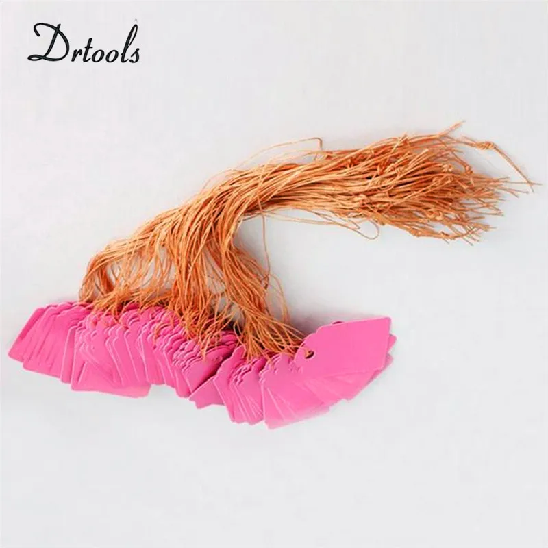 

100Pcs/lot Plants Hang Tag Labels Seedling Garden Flower Pot Plastic Tags Number Plate Hanging Reusable PVC Garden Tools GT057