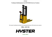 Новый Hyster Руководство По Ремонту PDF 2017 за ПОЛНЫЙ КОМПЛЕКТ версия