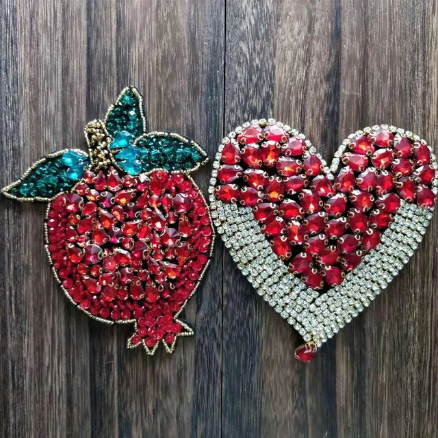 LOVER Red Sequin Patch