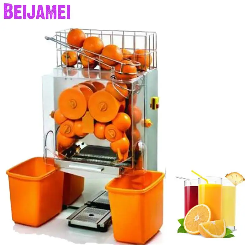 

BEIJAMEI E-2 fresh commercial orange juicer machine automatic juicer for citrus electric lemon squeezer for sale