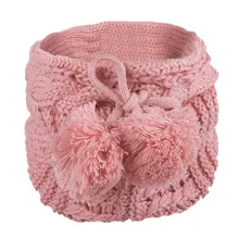 Зимний теплый модный детский шарф для маленьких мальчиков и девочек, мягкий хлопковый снуд шарфы-кольца с принтом «пять звезд»# L4