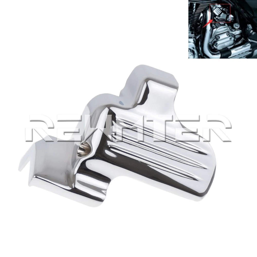 REWMTER-Motorcycle-Chrome-Black-Starter-Cover-For-Harley-Touring-Electra-Glides-Road-Glides-Street-Glides (5)