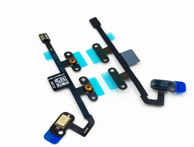 

Volume on off switch Button connector Flex Cable For iPad 6 Air 2 Air2 For iPad6 A1566 A1567 side key mic microphone