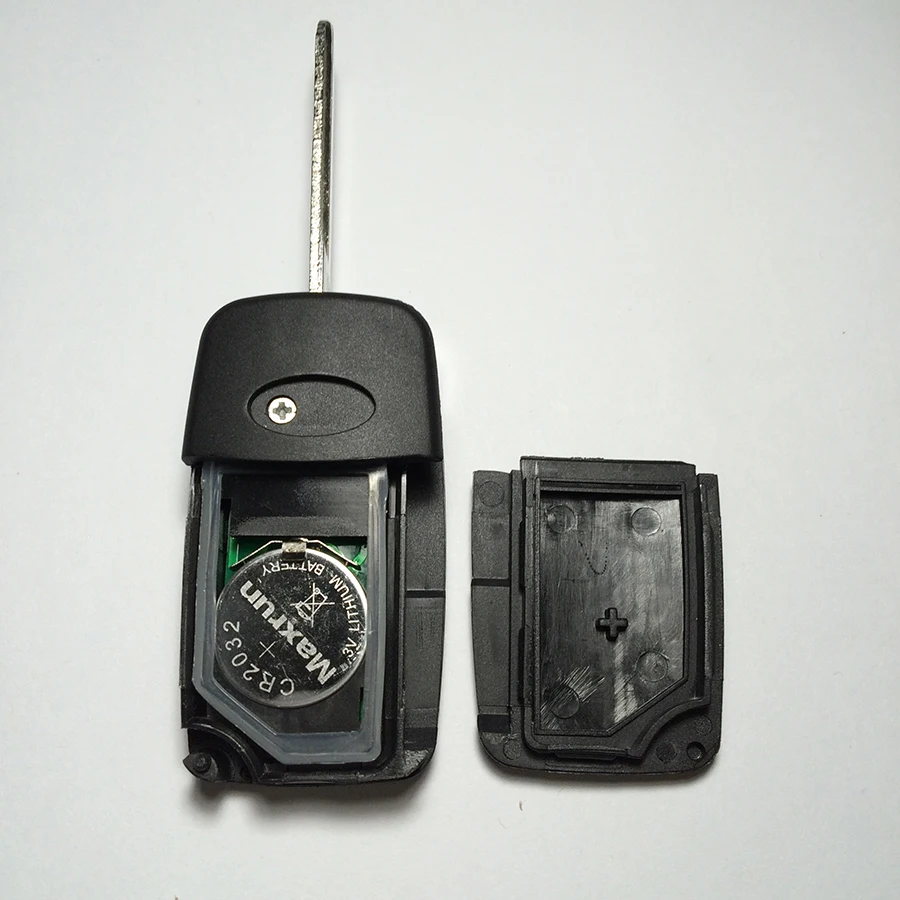 Черный 2 кнопки флип дистанционный ключ для Chery Tiggo 433 МГц/315 МГц с Uncut blade хорошее качество