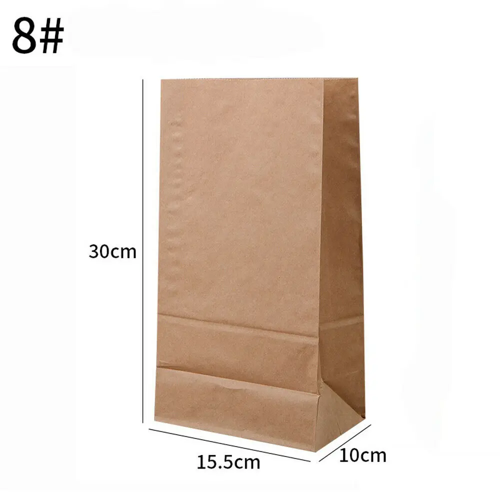 Плотная сумка из крафт-бумаги, конфетный подарок для свадебной вечеринки, пищевая посылка, 10~ 100 шт - Цвет: 30x15.5x10cm