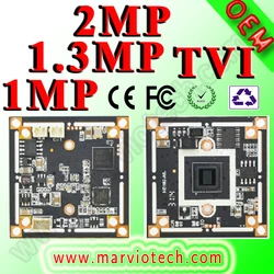 

50 PCS TECHPOINT Chip TVI HD CCTV cameras Module New 1MP 1.3MP 2MP Digital camera System modulo