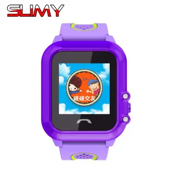 Slimy DF27 Waterproof Kids GPS Smart Watch Swimming SOS Call Location Device Tracker Baby Safe Anti-Lost Smartwatch Clock Hours