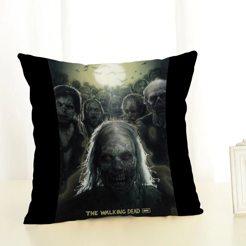 Наволочка для дивана recolor american TV The Walking Dead льняная наволочка декоративных подушек