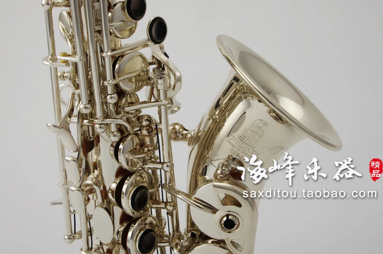 

Brand EPPELSHEIM ESS-300 B Flat Silvering Soprano Saxophone Small Curved Neck Exquisite Hand Carved Sax With Case And Mouthpiece